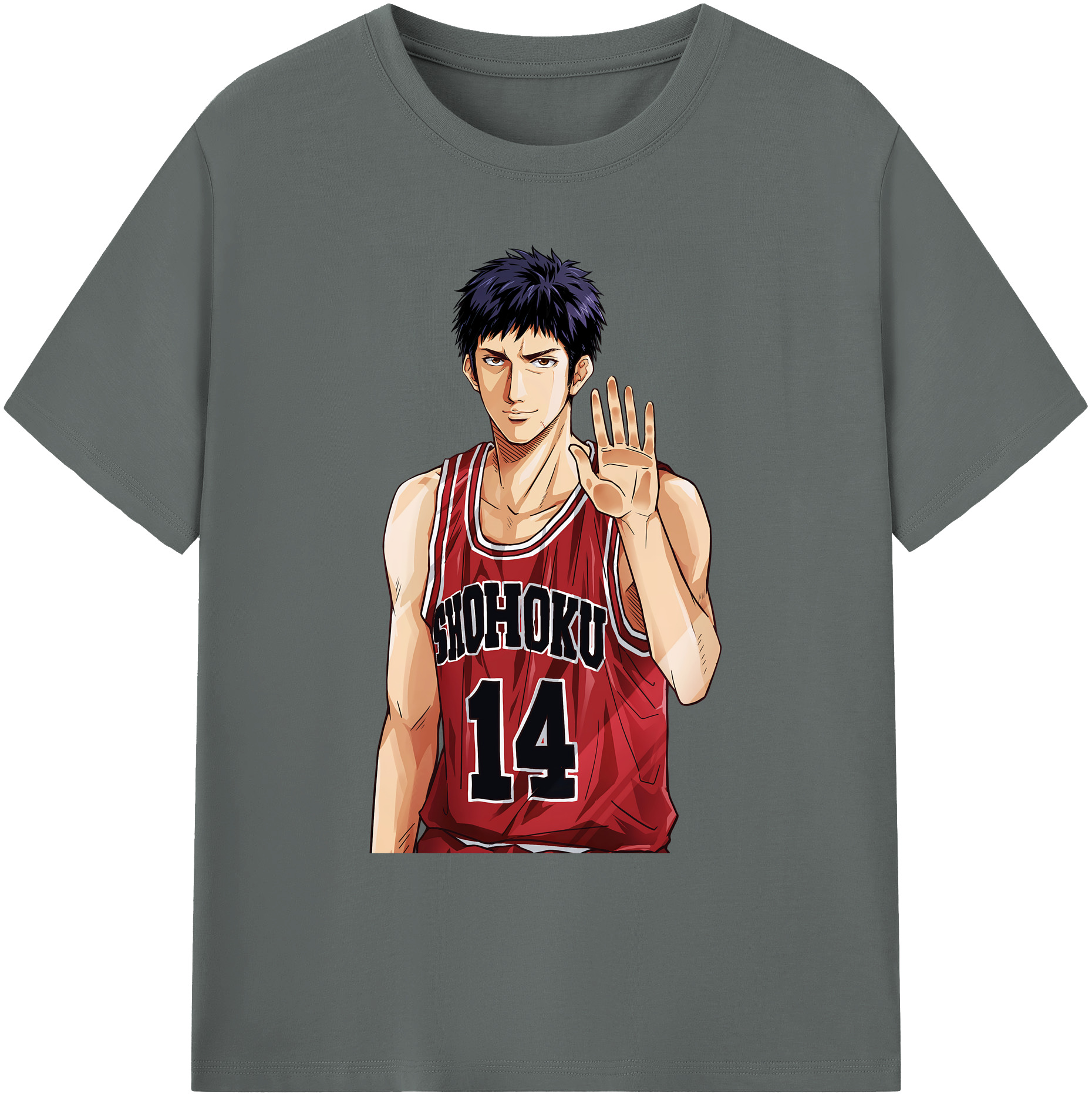 （画像用） SLAM DUNK／スラムダンク 綿100％ メンズ半袖Tシャツ｜肌触りやわらか＆通気性